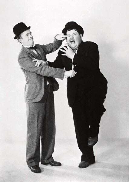 Laurel and Hardy photo