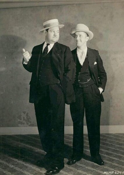 Laurel and Hardy photo