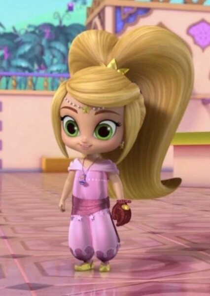 Leah(Shimmer and Shine) as Characters good in Blonde hair characters good to evil 