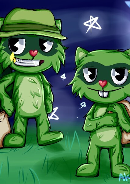 Lifty and Shifty (Happy Tree Friends) photo