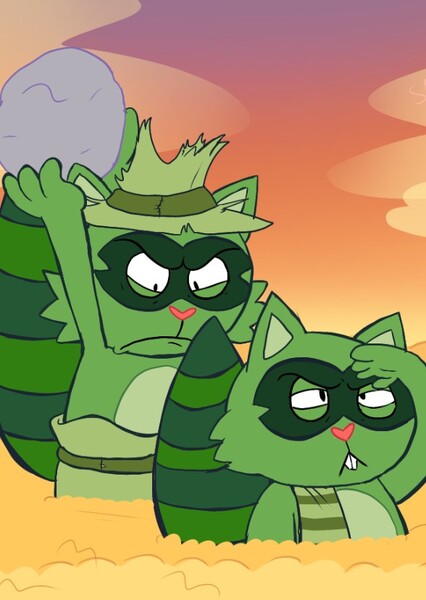 Lifty and Shifty (Happy Tree Friends) photo