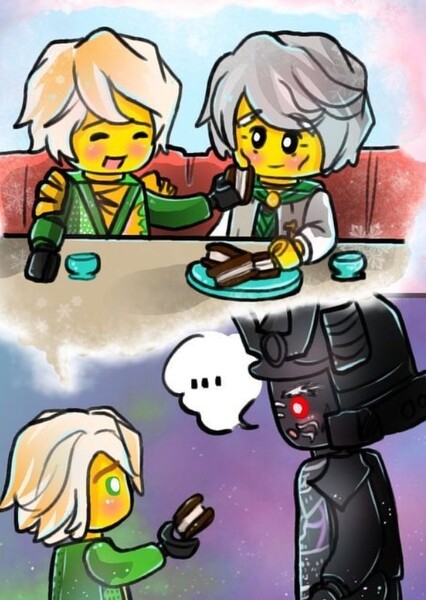 Lloyd Garmadon and His Father photo
