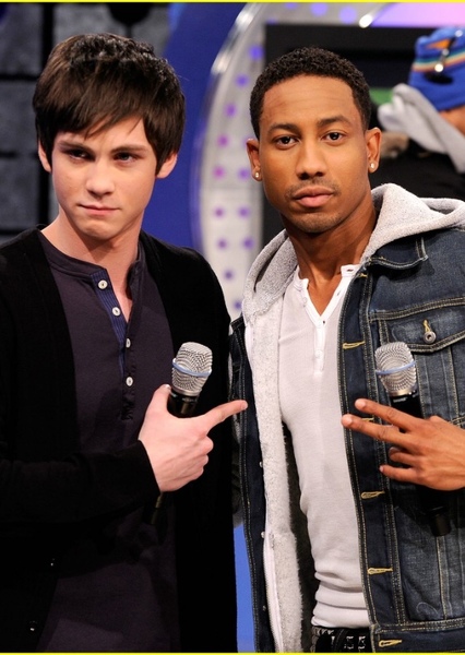 Logan Lerman and Brandon T. Jackson