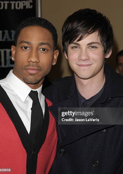 Logan Lerman  and Brandon T. Jackson photo