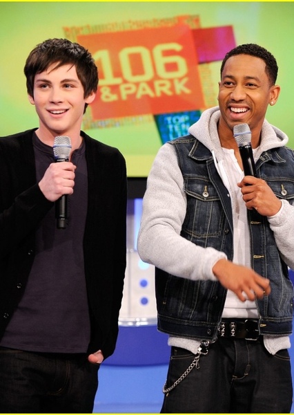 Logan Lerman  and Brandon T. Jackson photo