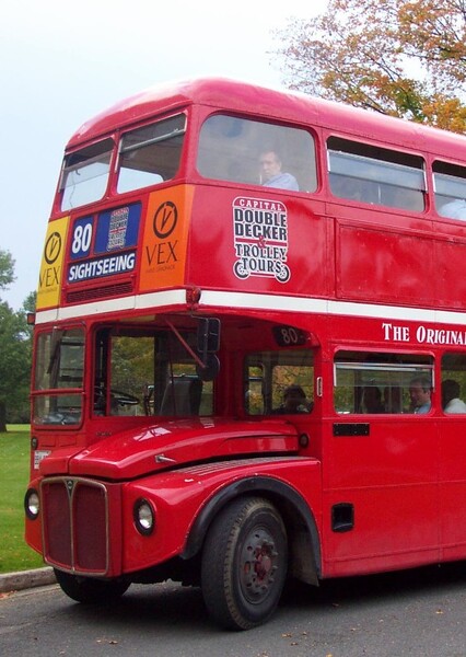 London double-decker bus