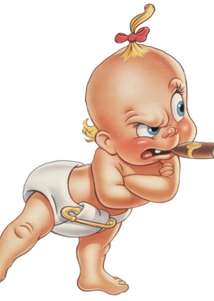 Baby Herman (out of character)