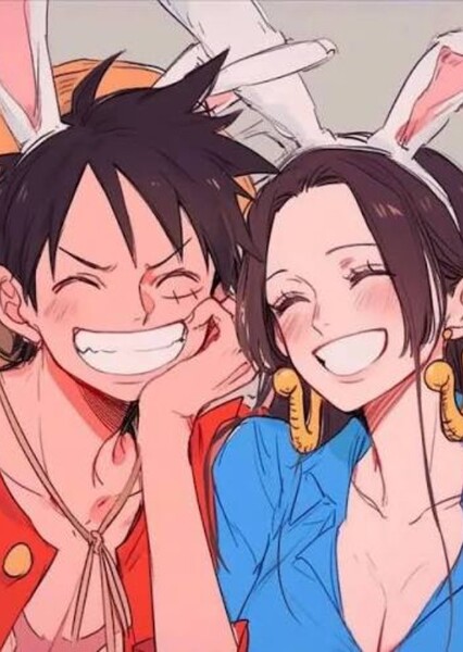Luffy and Hancock photo
