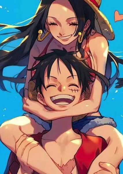 Luffy and Hancock photo