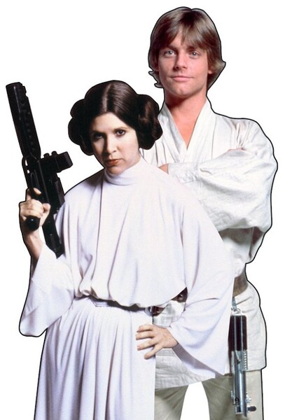 Luke and Leia photo