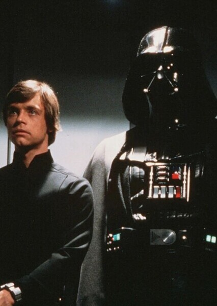 Luke Skywalker and Darth Vader photo