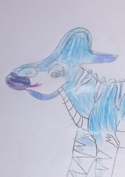 Luna the Lambeosaurus photo