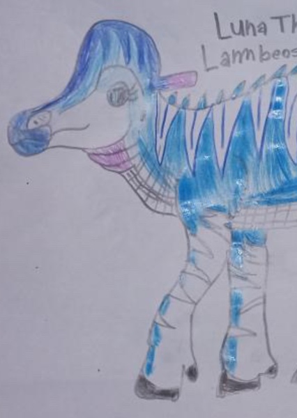 Luna the Lambeosaurus photo