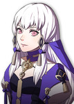 Lysithea von Ordelia as White Hair (Woman) in Characters with colored hair.