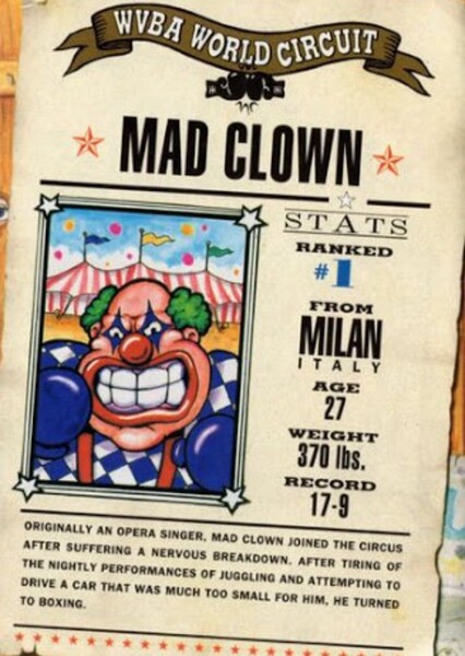 Mad Clown (Punch-Out!!) photo