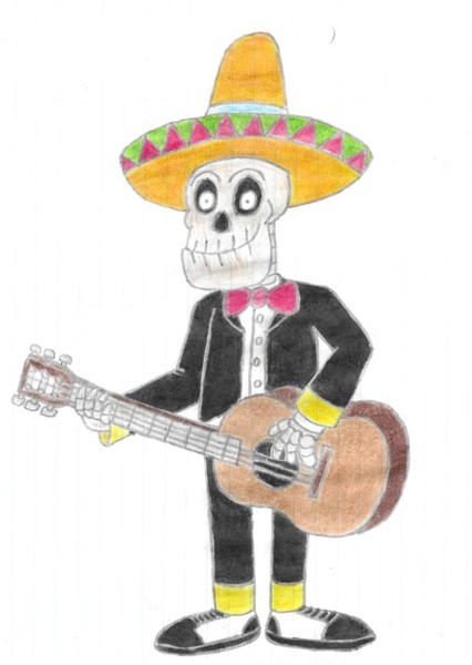 Mariachi Skeleton