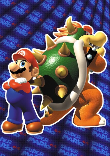 Mario and Bowser photo
