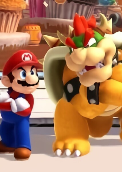 Mario and Bowser photo