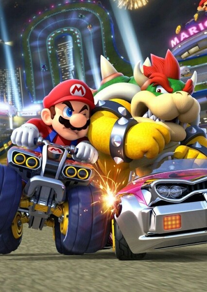 Mario and Bowser photo