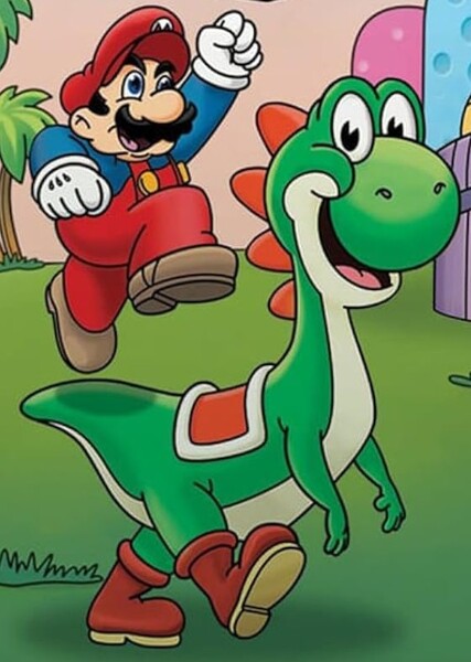 Mario and Yoshi photo