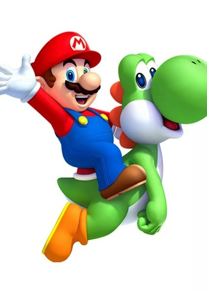 Mario and Yoshi photo