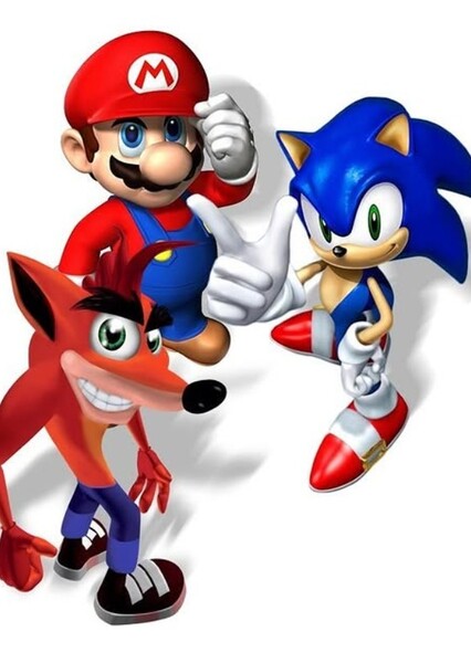 Mario, Sonic, and Crash Bandicoot