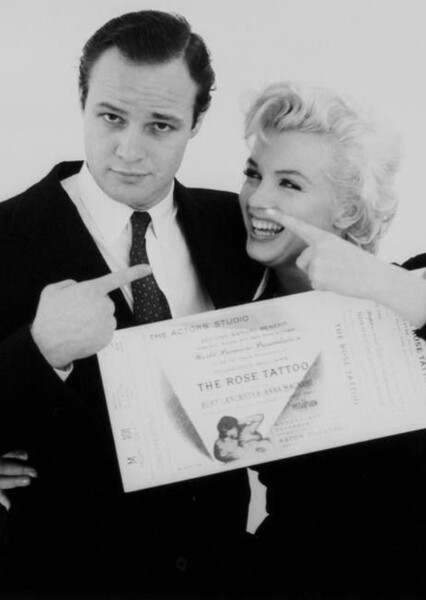 Marlon Brando and Marilyn Monroe