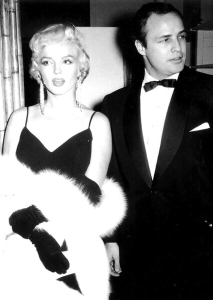 Marlon Brando and Marilyn Monroe photo
