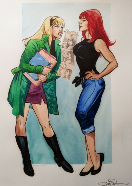 Mary-Jane Watson and Gwen Stacy
