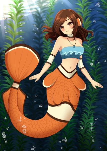 Maya the Clownfish Mermaid