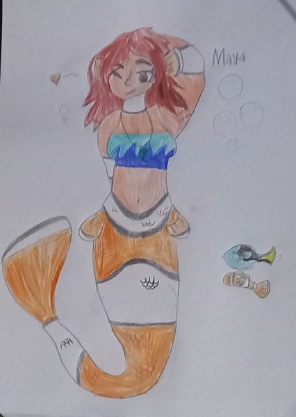 Maya the Clownfish Mermaid photo