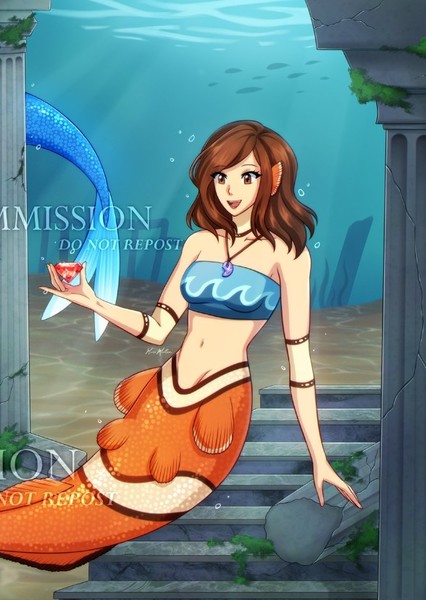 Maya the Clownfish Mermaid photo