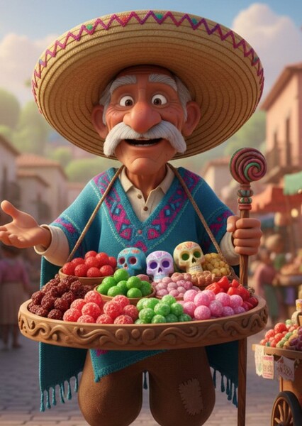 Mexican Candy Seller