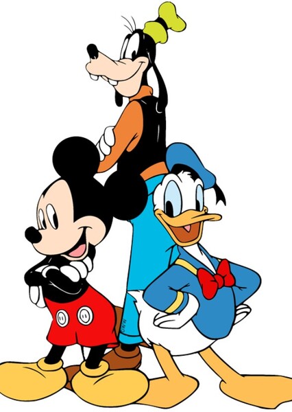 Mickey, Donald, and Goofy