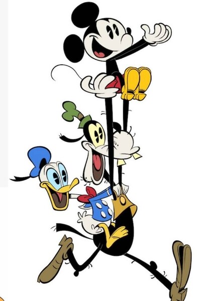 Mickey, Donald, and Goofy photo