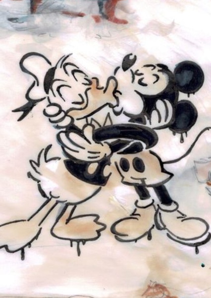 Mickey Mouse and Donald Duck photo