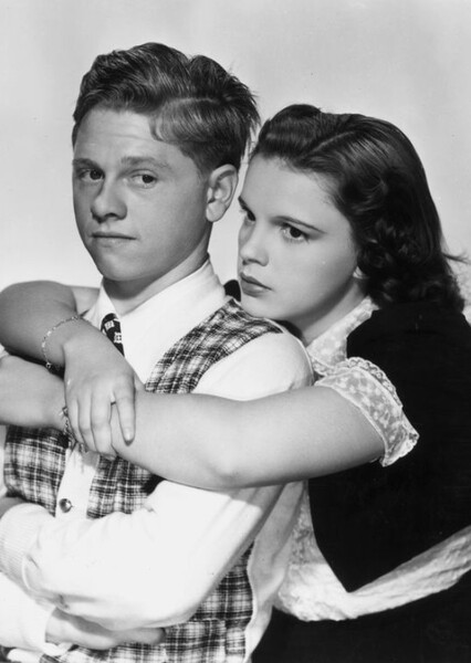 Mickey Rooney and Judy Garland photo