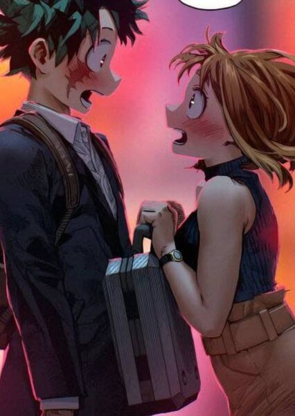 Midoriya and Uraraka photo