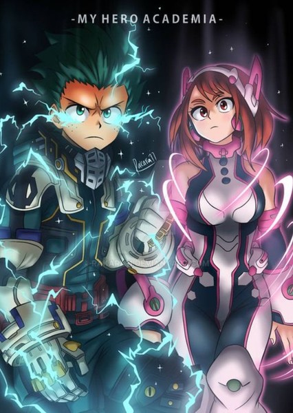 Midoriya and Uraraka photo
