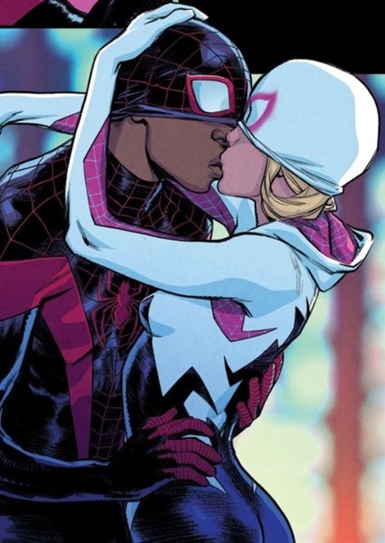 Miles Morales and Gwen Stacy photo