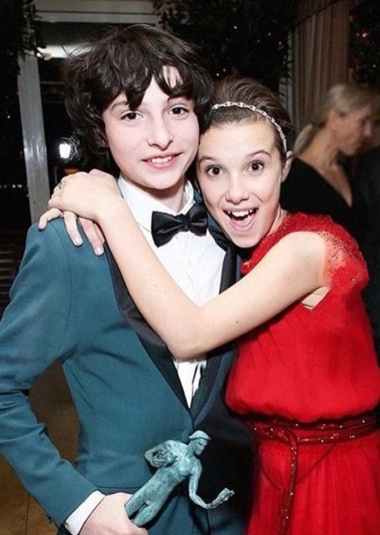 Millie Bobby Brown and Finn Wolfhard photo