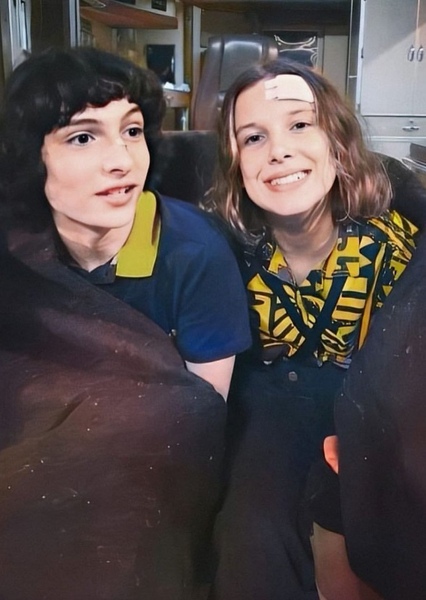 Millie Bobby Brown and Finn Wolfhard photo