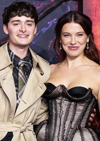 Millie Bobby Brown and Noah Schnapp