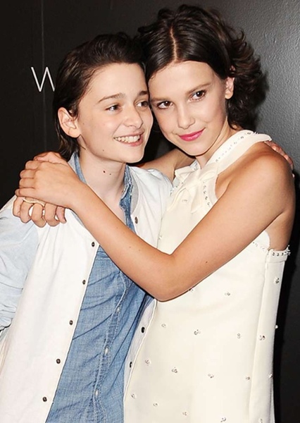 Millie Bobby Brown and Noah Schnapp photo