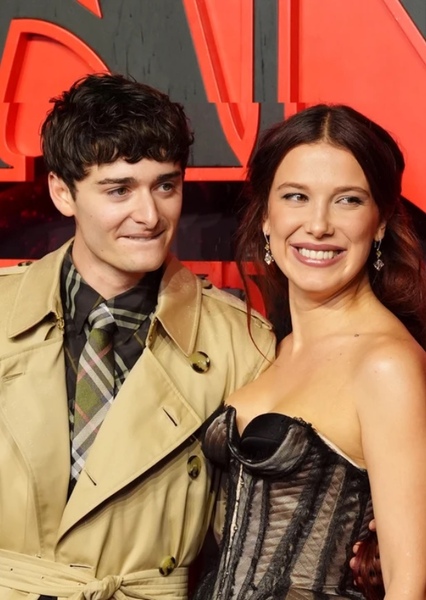 Millie Bobby Brown and Noah Schnapp photo