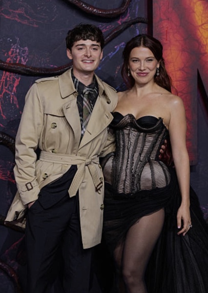 Millie Bobby Brown and Noah Schnapp photo