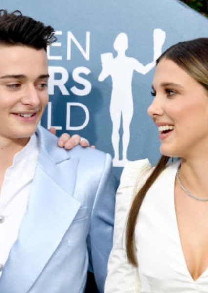 Millie Bobby Brown and Noah Schnapp photo