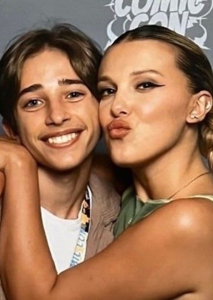 Millie Bobby Brown and Raphael Luce