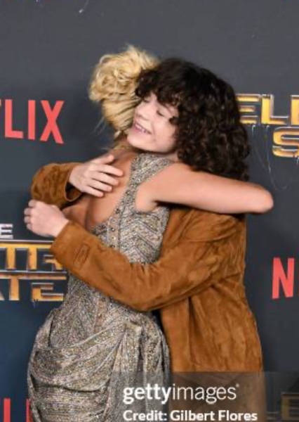 Millie Bobby Brown and Woody Norman photo