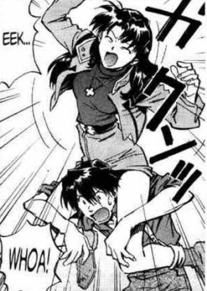 Misato and Kaji photo
